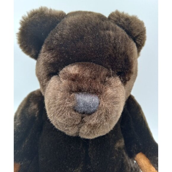 Velvets Teddy Bear Brown Plush Greek 62960 Sitting Soft Stuffed Animal 8 Inch - Picture 3 of 10